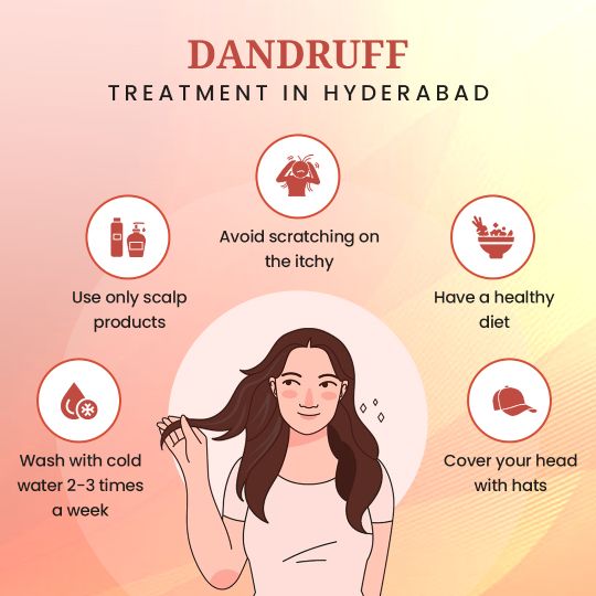 Dandruff Treatment in Hyderabad Aftercare: Use only scalp products, Have a Healthy diet, Wash with cold water 2-3 times a week and more